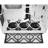 Custodia midi tower RGB Sharkoon in puro acciaio (bianco | 2x USB-A | RGB | vetro temperato)