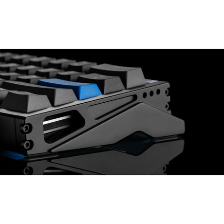 Tastiera da gioco con interruttore magnetico Iqunix ez60 (nera, layout USA (qwerty), gateron star trail, 60%, rgb, copritasti double shot pbt)