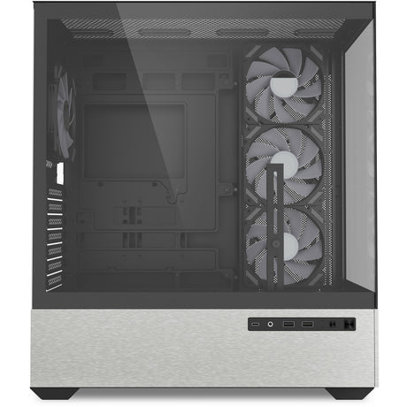 Custodia midi tower Sharkoon ak7 argb (nera | 2x USB-A | 1x USB-C | RGB | vetro temperato)