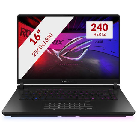 Asus ROG Strix Scar 16 G635LX-RW042W 16 Copilot+ Laptop da gioco (Nero | Core Ultra 9 275HX | RTX 5090 | 64 GB | 1 TB SSD + 1 TB SSD)