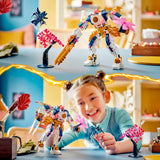 Lego Ninjago - Giocattolo da costruzione Mecha tecnologico elementale di Sora (71807)