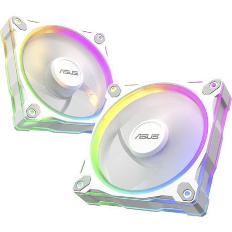 Ventola inversa Asus prime mr120 argb - ventole per case in confezione tripla (bianco, 3 pezzi, 120 x 120 x 28 mm, 3 pezzi)