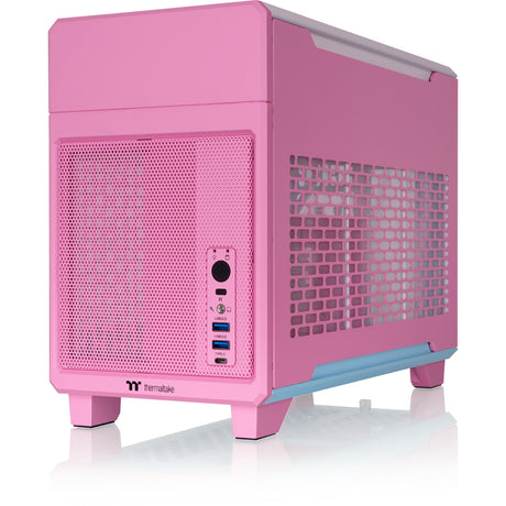 Custodia mini tower Thermaltake tr100 bubble pink (rosa | 2x USB-A | 1x USB-C)