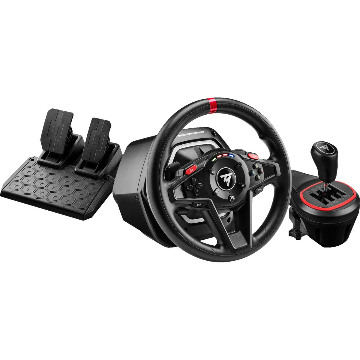 Set simulatore Thrustmaster t128 shifter pack (nero, pc, xbox series x|s, xbox one)