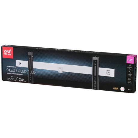 One for all supporto tv a parete wm6611 montaggio a parete (nero)