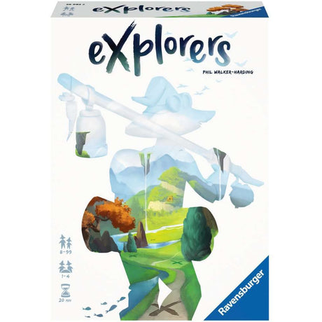 Gioco da tavolo Ravensburger Explorers (inglese, 1 - 4 giocatori, 20 - 30 minuti, da 8 anni)