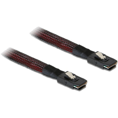 Delock mini SAS SFF-8087 > Cavo mini SAS SFF-8087 (rosso nero, 0,5 metri)