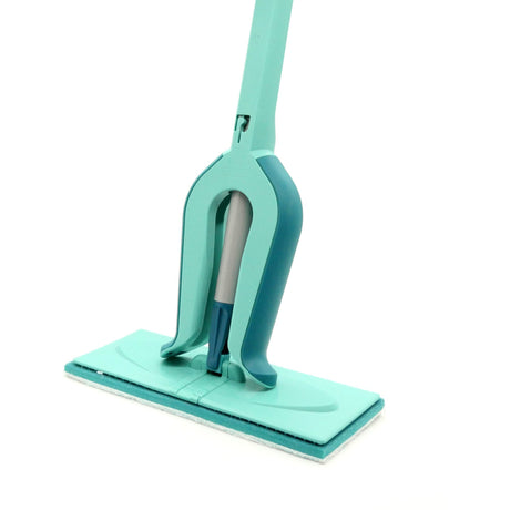 Lavapavimenti Leifheit Picobello s micro duo con manico - larghezza di pulizia 27 cm - turchese - grigio