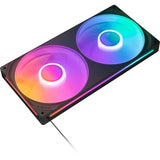 Ventole Nzxt f280 RGB core (nere, 2 pezzi, 280 x 140 x 26 mm)