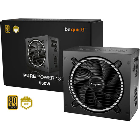 Silenzio! alimentatore modulare da 550 watt pure power 13 m (nero, 1x 12v-2x6, 2x pcie)