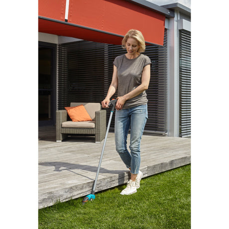 Forbici per erba Gardena comfort con manico (turchese nero, 12100-20)