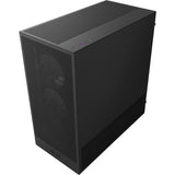 Custodia midi tower Nzxt h5 flow rgb v2 (nero | 1x usb-a | 1x usb-c | rgb | vetro temperato)