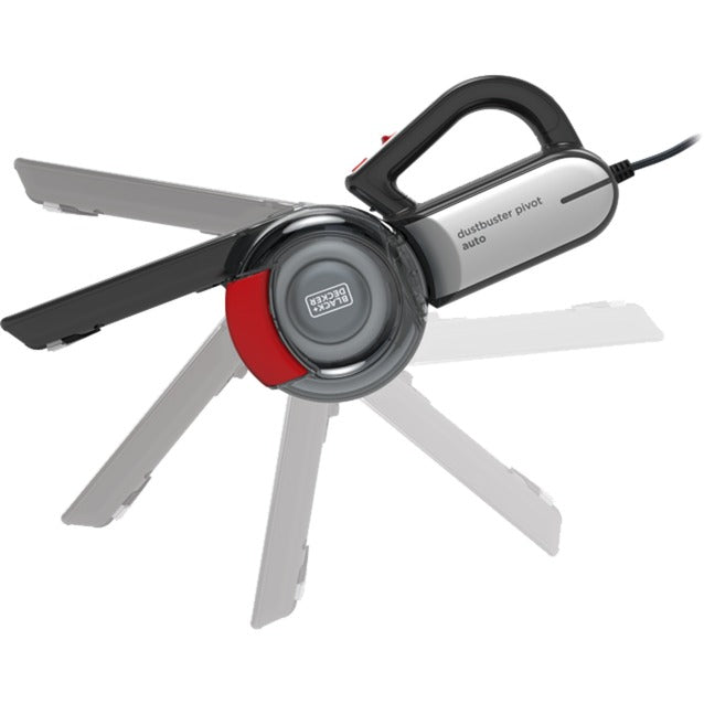Black+Decker Aspirapolvere portatile per auto Petty Thief PV1200AV (Nero Rosso)