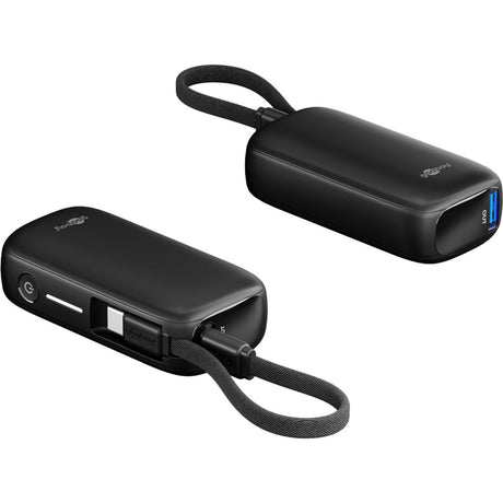 Power bank Goobay 5.000 mAh - 20 W (nero, USB-C PD)