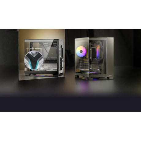 Custodia midi tower Antec c8 argb (nera | 2x USB-A | 1x USB-C | vetro temperato)