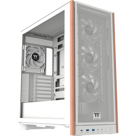 Custodia Thermaltake S370 WS Snow Midi Tower (bianco | 2x USB-A | 1x USB-C | vetro temperato)