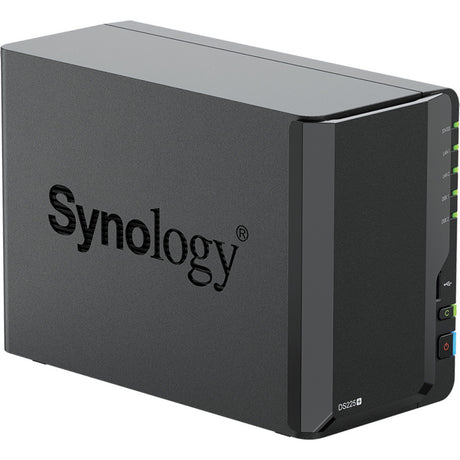 Synology diskstation ds225+ nas (nero, 1x LAN da 1 GB, 1x LAN da 2,5 GB, 2x USB 3.2 gen 1)