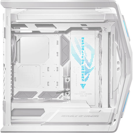 Asus rog hyperion gr701 case big tower (bianco | 4x usb-a | 2x usb-c | rgb | vetro temperato)