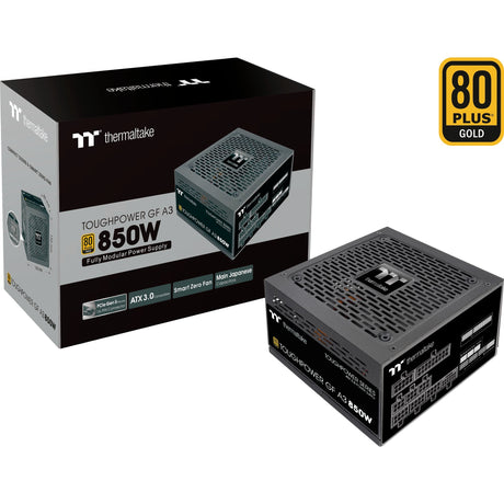 Thermaltake ToughPower GF A3 Gold - Alimentatore modulare TT Premium Edition da 850 Watt (Nero, 4x PCIe)