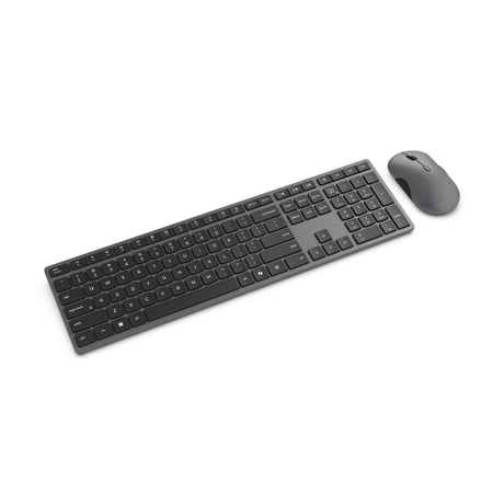 Set desktop combinato wireless multi-dispositivo moderno Lenovo 700 (grigio, layout USA (QWERTY), 100%, 4000 dpi, 2,4 GHz, BT 5.3, USB-A)