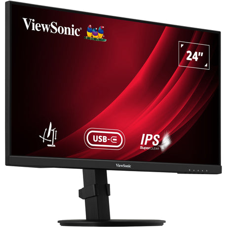Monitor Viewsonic vg2409-mhdu-2 24 (nero, 1x HDMI, 1x porta display, USB-C, USB-A, USB-B, 100 Hz)