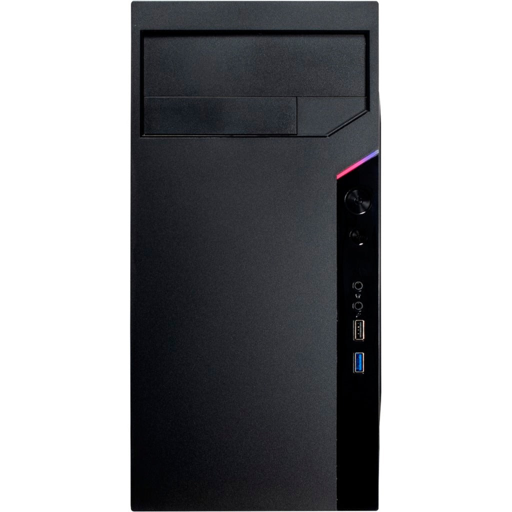 Custodia mini tower Inter-tech it-6505 reto (nera | 2x USB-A)