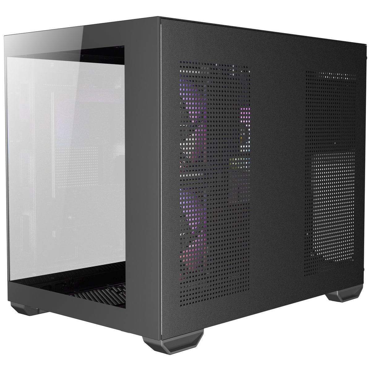 Custodia mini tower Antec cx600m argb (nera | 3x usb-a | vetro temperato)