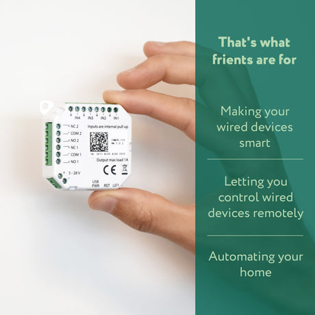Interruttore modulo Frient io (bianco, zigbee 3.0)