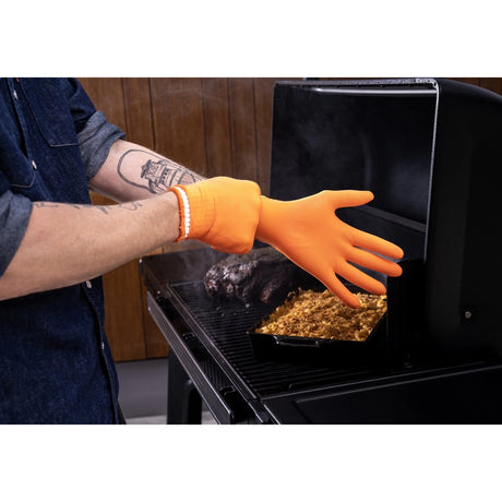 Traeger Guanti per preparazione barbecue Traeger (arancione)