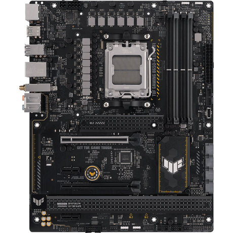 Scheda madre Asus Tuf Gaming B650-Plus WiFi Socket AM5 (nero arancione chiaro, RAID, 2,5 GB-LAN, Wi-Fi 6, BT 5.2, audio, ATX)