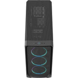 Design frattale meshify 3 xl rgb big tower custodia (nero | 2x usb-a | 1x usb-c | rgb | vetro temperato)