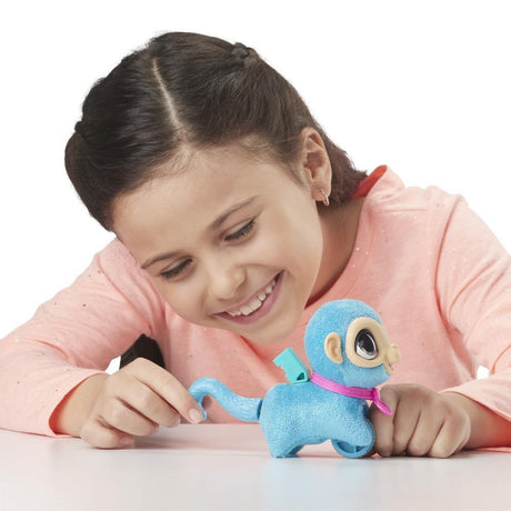Hasbro furreal - giocattoli di peluche scimmiette walkalots lil' wags