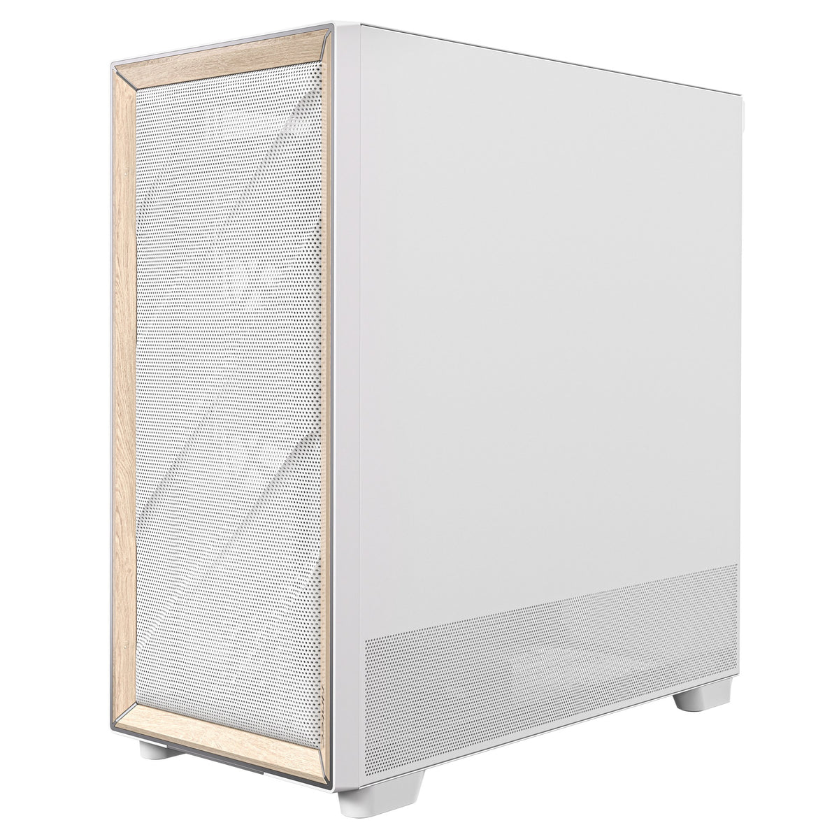 Custodia midi tower Antec flux (bianco | 2x USB-A | 1x USB-C | vetro temperato)
