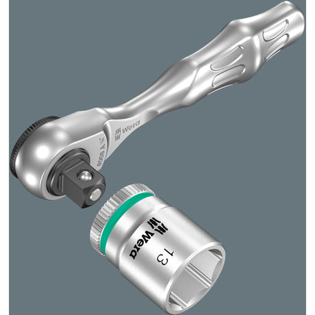 Wera 8008 un cricchetto Zyklop Mini 3 con 1 4 azionamenti