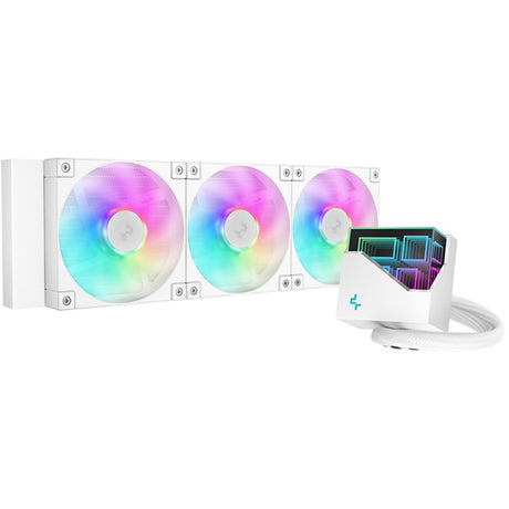 Raffreddamento ad acqua Deepcool lt360 argb (connettore ventola pwm bianco a 4 pin)