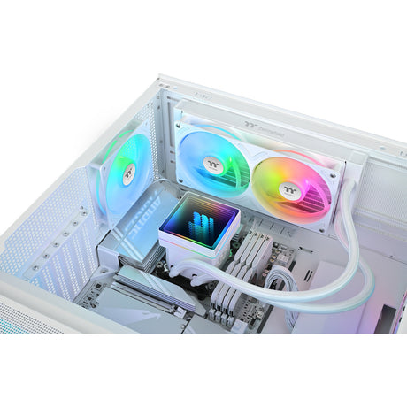 Thermaltake TH240-S V3 ARGB Sync AIO Dispositivo di raffreddamento a liquido - Snow Edition Raffreddamento ad acqua (Bianco)