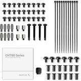 Custodia Deepcool CH780 MIDI Tower (bianco | 4x USB-A | 1x USB-C | RGB | finestra)