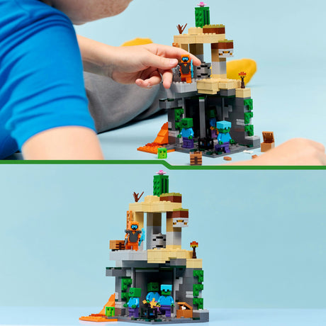 Lego Minecraft 21587 il sotterraneo degli zombie