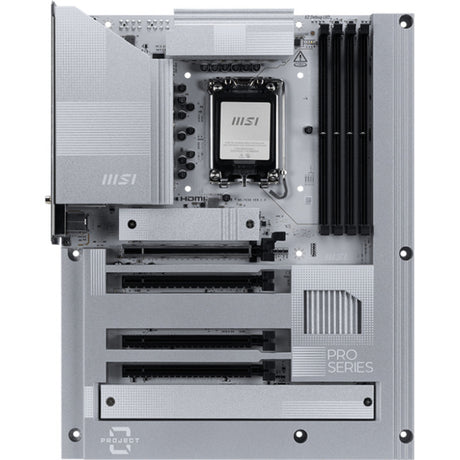 Msi pro z890-s wifi pz socket 1851 moederbord (wit zilver, 2.5gb-lan, wi-fi 7, bt, sound, atx)