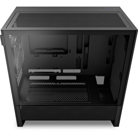 Custodia midi tower Nzxt h3 flow (nero (opaco) | 1x USB-A | 1x USB-C | vetro temperato)