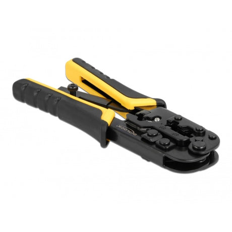 Delock pinza a crimpare universale con spelafili 90505 pinza a crimpare (nera)