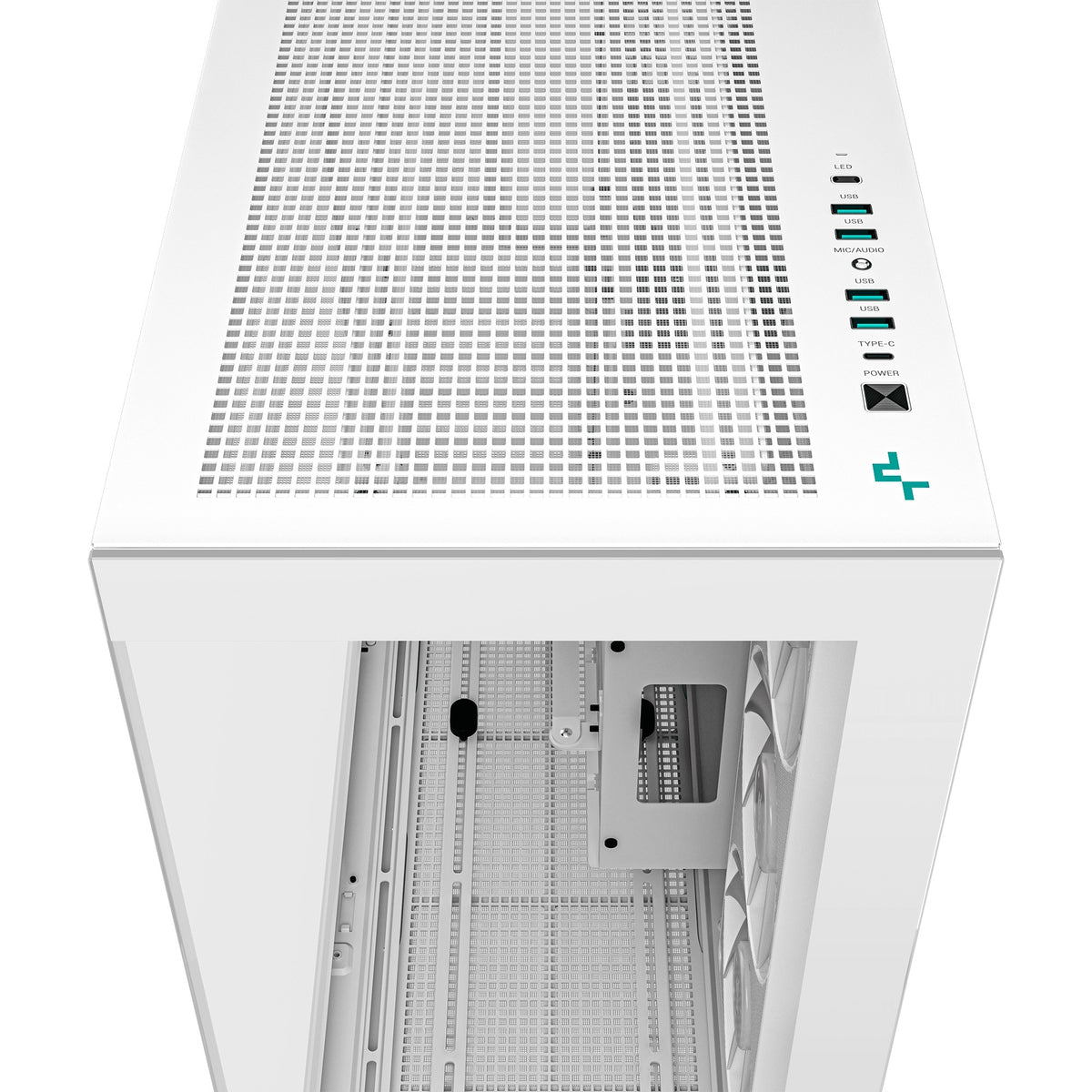 Custodia Deepcool CH780 MIDI Tower (bianco | 4x USB-A | 1x USB-C | RGB | finestra)