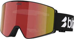 Maschera da sci multiuso Bliz g001 marrone w rosso