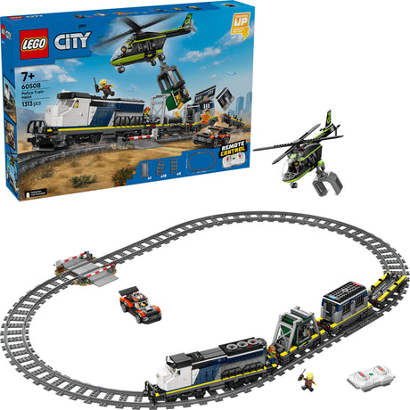 Lego ® City La rapina al treno della polizia - set trenino giocattolo - 60508