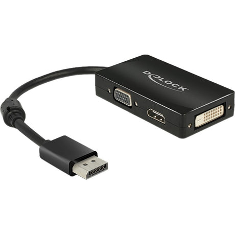 Delock display port > adattatore vga hdmi dvi (nero)