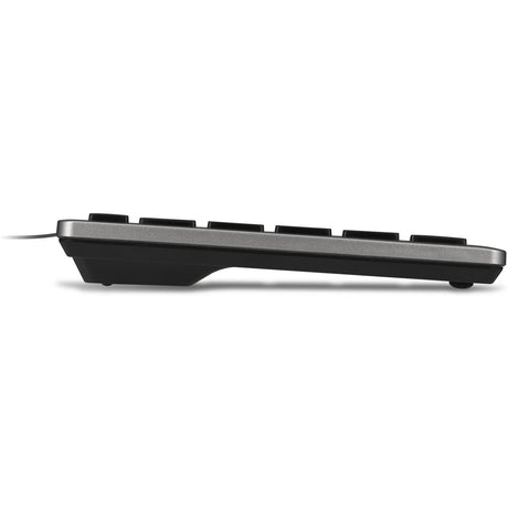 Tastiera cablata Kensington KB515 EQ USB-C USB-A (grigia, layout internazionale USA (QWERTY), interruttori a forbice, 100%)