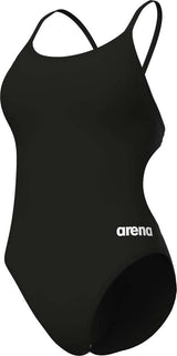 Arena pizzo dietro tinta unita - costume da bagno da donna