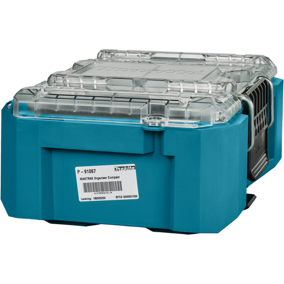 Makita Maktrak Organizer Compact P-91067 Cassetta degli attrezzi (blu nero)