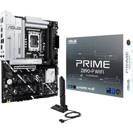 Scheda madre Asus Prime Z890-P WiFi Socket 1851 (RAID, 2,5 GB-LAN, WiFi 7, BT, audio, ATX)