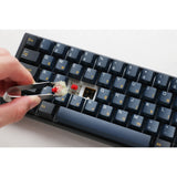 Tastiera da gioco meccanica Ducky One 3 Pro Mini RGB (nera, layout USA (qwerty), Cherry MX2A Speed Silver, 60%, LED RGB, PBT a doppio scatto, meccanica Quack, hot swap)